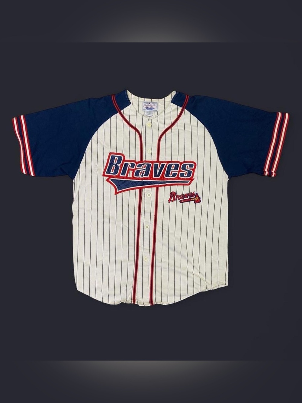 Vintage MLB Atlanta Braves Starter Baseball Jersey